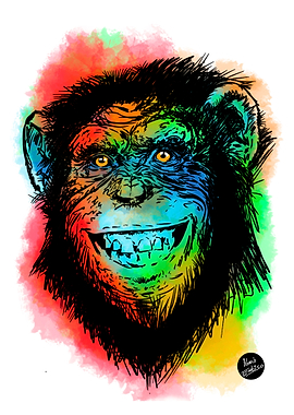 Ape black and color