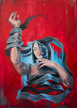 Red background overwhelmin