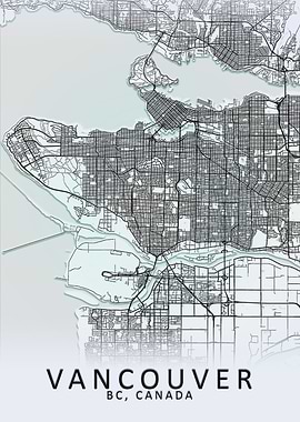 Vancouver White City Map