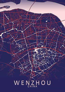 Wenzhou Blue City Map