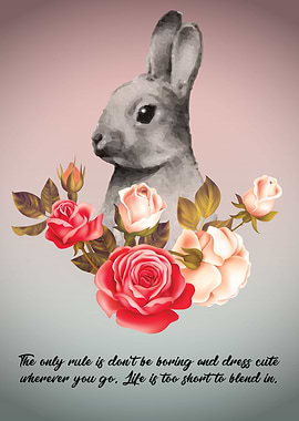 Inspirational bunny