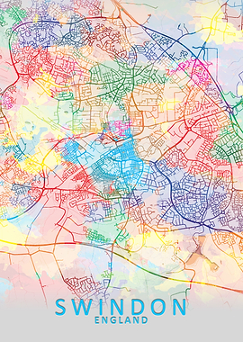 Swindon Splash City Map
