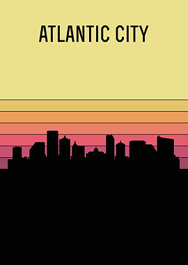 Atlantic City Skyline