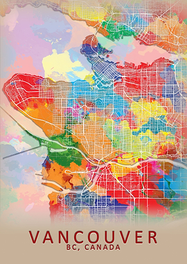 Vancouver Splash City Map