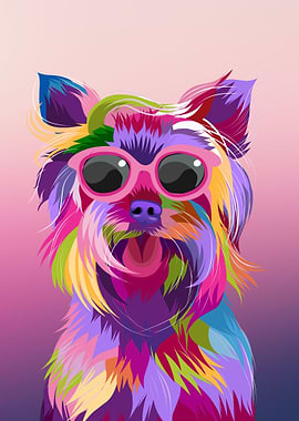 yorkie pop art