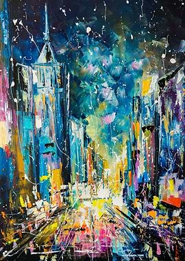 Evening on fifth avenue