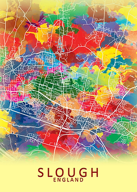 Slough Splash City Map