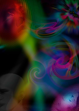 Surreal image with light