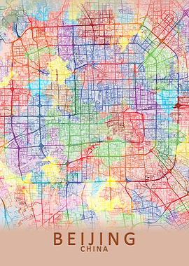 Beijing Splash City Map