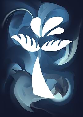 Whale Tail Abstract 12