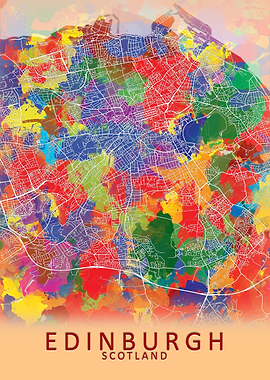 Edinburgh Splash City Map