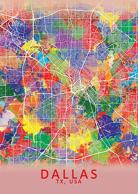 Dallas Splash City Map