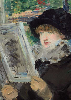 Woman Reading by Monet