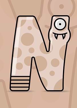 N Monster letter