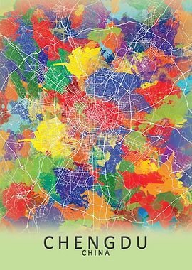 Chengdu Splash City Map