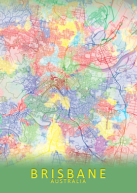 Brisbane Splash City Map