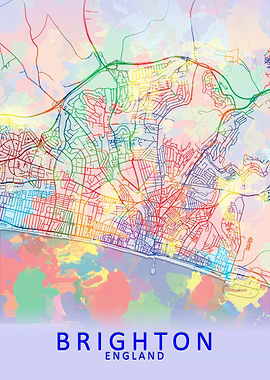 Brighton Splash City Map