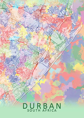 Durban Splash City Map