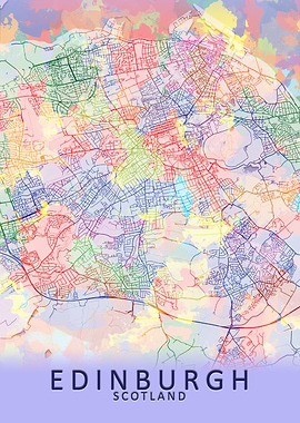 Edinburgh Splash City Map
