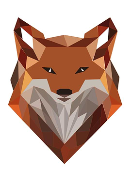 FOX Low Poly Art