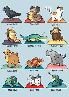 Animal Yoga Pose