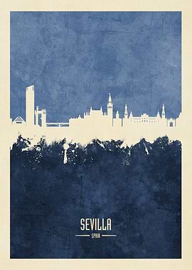 Sevilla Spain Skyline