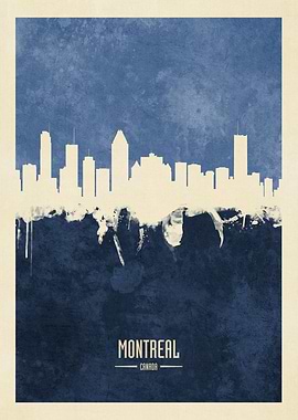 Montreal Canada Skyline