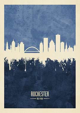 Rochester New York Skyline