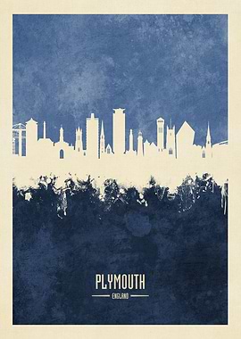 Plymouth England Skyline