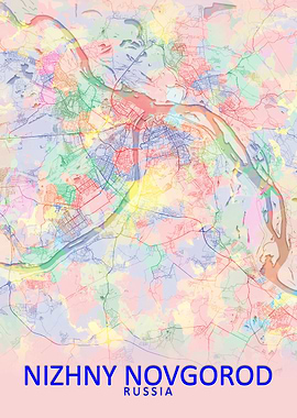 Nizhny Novgorod Splash Map