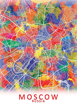 Moscow Splash City Map