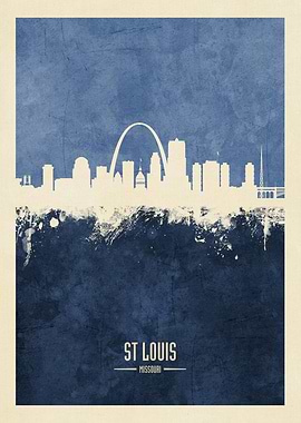 St Louis Missouri Skyline