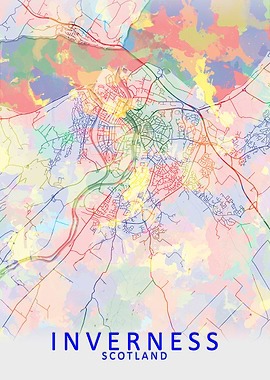 Inverness Splash City Map