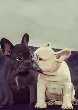 Frenchie kiss