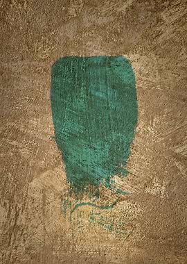 Turquesa sobre estuco