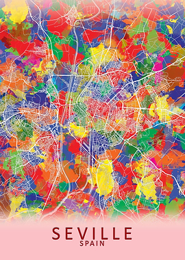 Seville Splash City Map