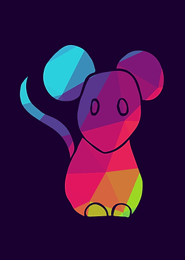 Rat Animal Rainbow 3