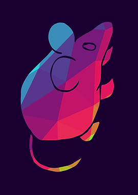 Rat Animal Rainbow 6