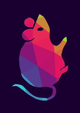 Rat Animal Rainbow 2