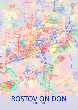 Rostov on Don Splash Map