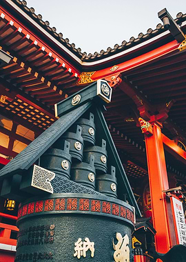 Japanese Details on Temple