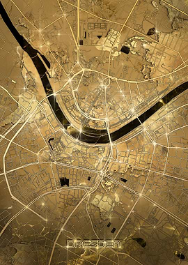 dresden map gold
