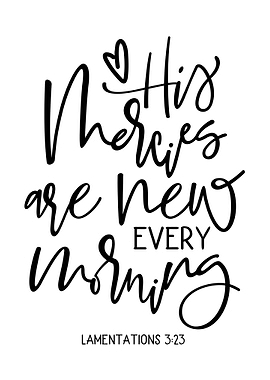 His Mercies Are New