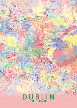 Dublin Splash City Map