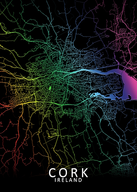 Cork Rainbow City Map