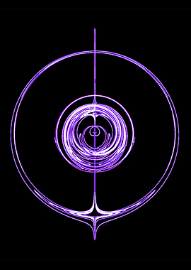 Purple Fractal Circles