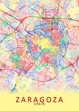Zaragoza Splash City Map