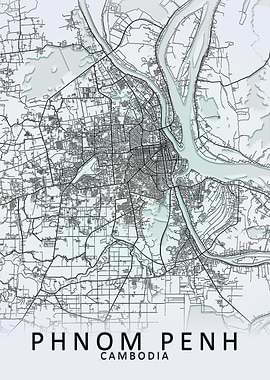 Phnom Penh White City Map