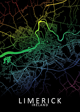 Limerick Rainbow City Map