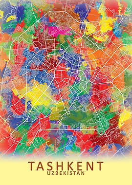 Tashkent Splash City Map